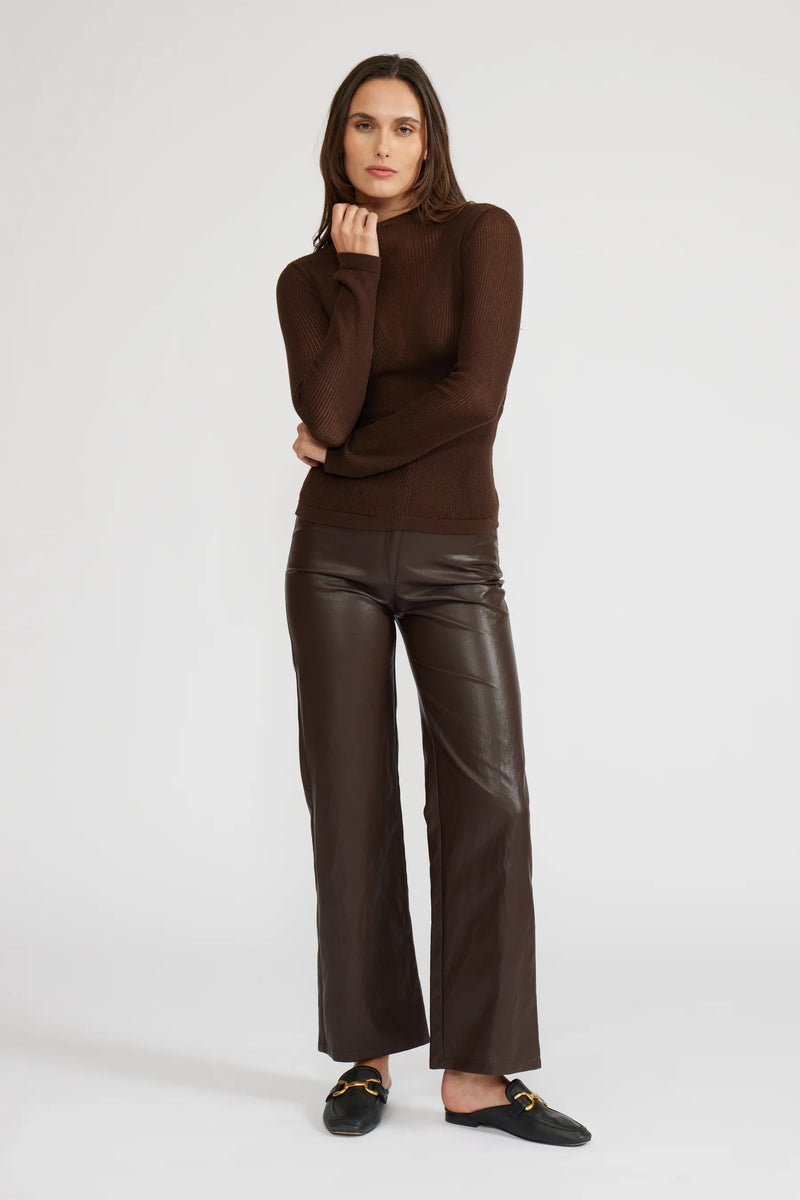 Martin Knit Top - Espresso