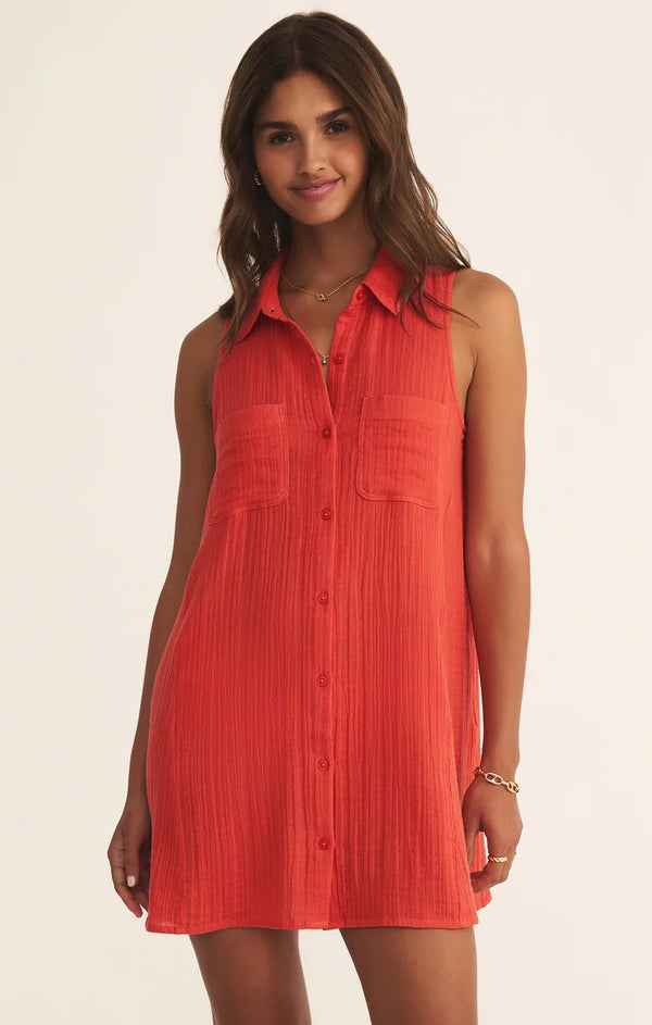 New Light Mini Dress - Cabana Red