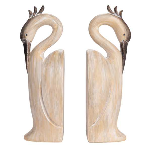 Heron Bookends