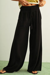 Gigi Linen Pants - Black