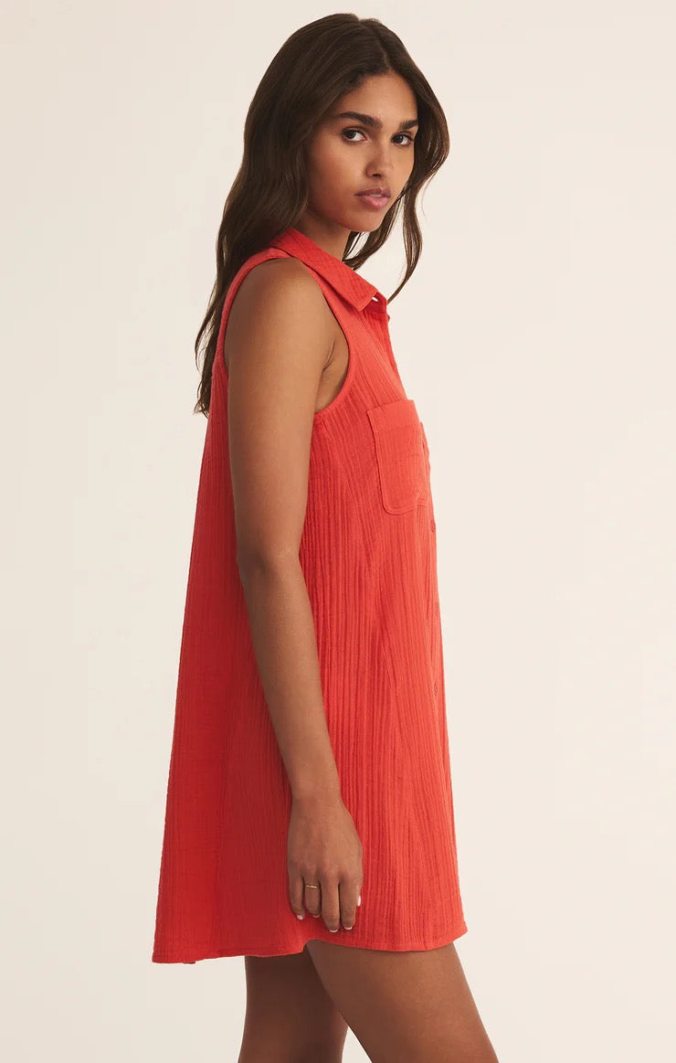 New Light Mini Dress - Cabana Red