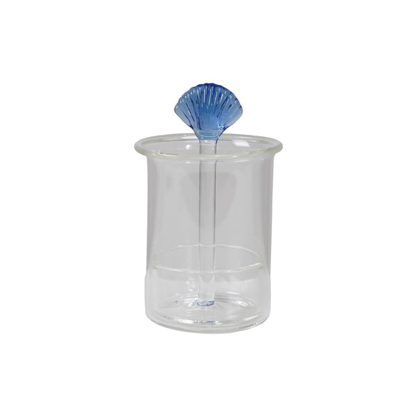 Hand Blown Shell Toothpick Holder