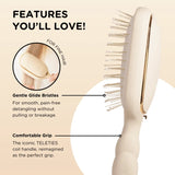 Detangler Hair Brush Tan -Medium Hair