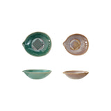 Garlic + Herb Stripping Stoneware Bowl Set of 2