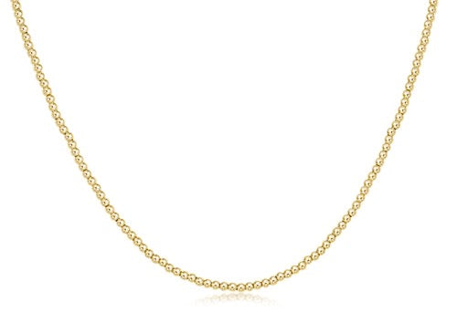 15" Choker Gold Classic Chain Necklace