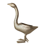 Aluminum Golden Goose Planter