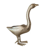 Aluminum Golden Goose Planter