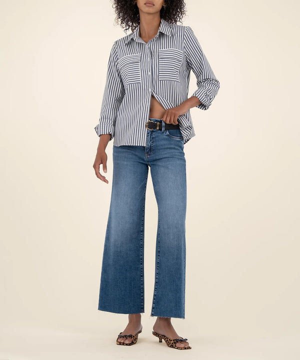 Meg High Rise Fab Ab Wide Leg - Toughness