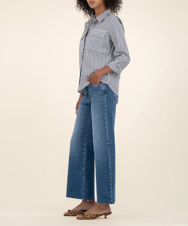 Meg High Rise Fab Ab Wide Leg - Toughness