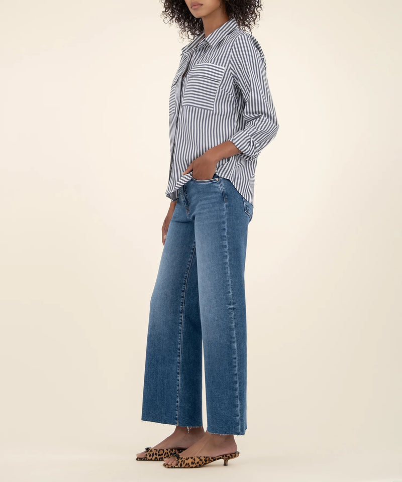 Meg High Rise Fab Ab Wide Leg - Toughness