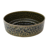 Reactive Glazed Green Bowl