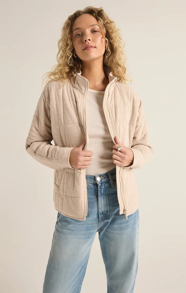 Bonfire Jacket - Heather Latte