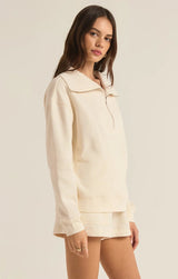 Sonata Fleece Sweatshirt - Sea Salt