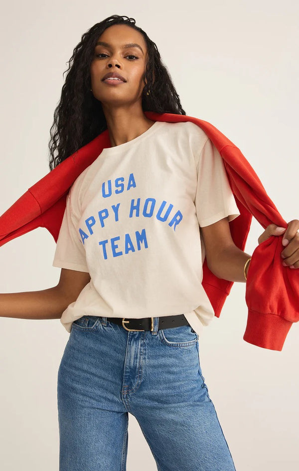 Team Happy Hour Boyfriend Tee