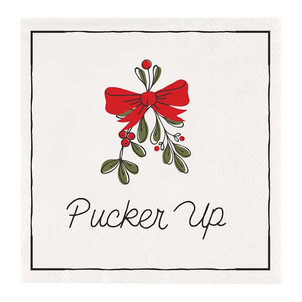 Pucker Up Cocktail Napkin