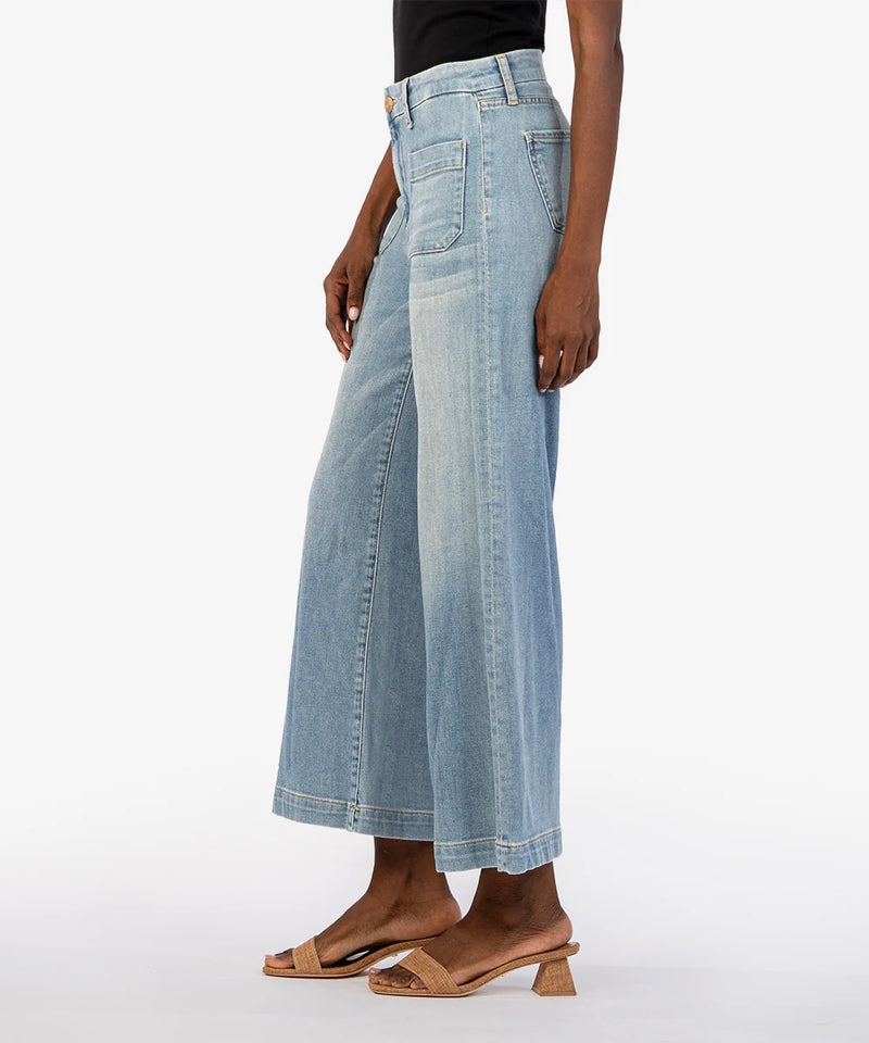 Meg High Rise Wide Leg Denim Jeans