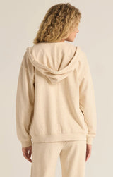 Academy Zip Up Hoodie - Oatmeal Heather
