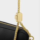 Remi Slider Chain Crossbody - Black