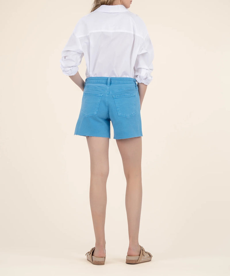 Jane High Rise Denim Shorts - Bahama Blue