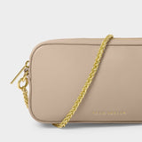 Remi Slider Chain Crossbody - Taupe