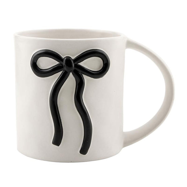 Wide Handle Bow Mug - Black