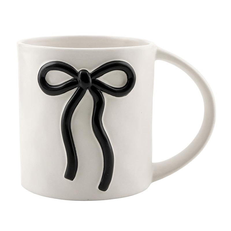 Wide Handle Bow Mug - Black