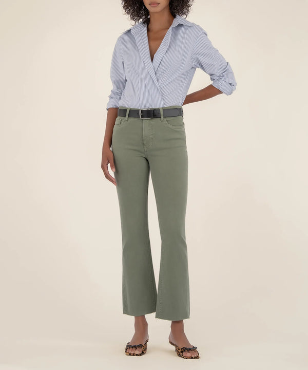 Kelsey High Rise Fab Ab Jeans - Sage