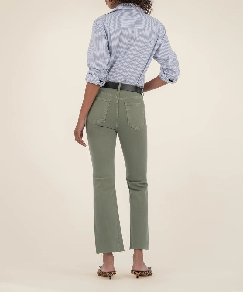 Kelsey High Rise Fab Ab Jeans - Sage