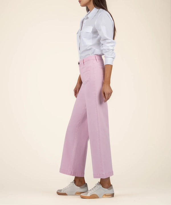 Meg High Rise Wide Leg - French Pink