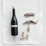 Oak Wood + Steel Corkscrew + Bottle Opener
