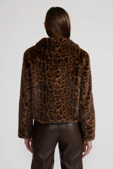 Bambi Faux Fur Leopard Jacket
