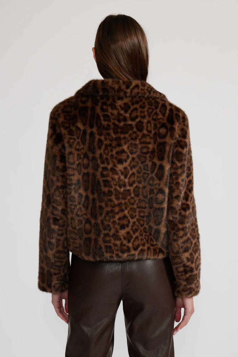 Bambi Faux Fur Leopard Jacket