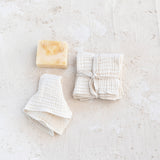 Square Cotton Dish Cloth - Set of Four