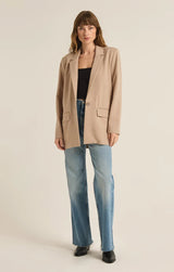 Do It All Relaxed Blazer - Putty