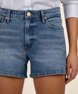 Jane High Rise Denim Shorts - Distinguished Wash