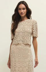 Raquel Lace Top - Natural