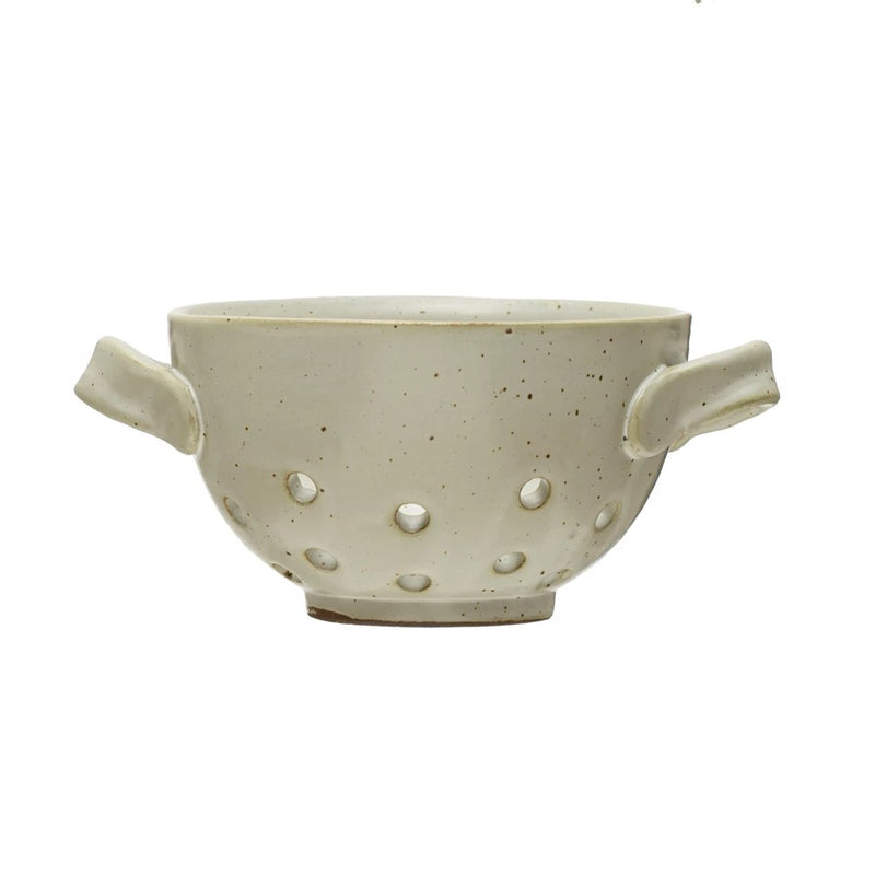 Cream Stoneware Berry Bowl