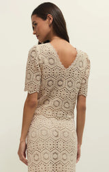 Raquel Lace Top - Natural