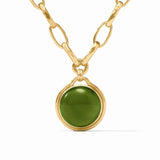 Solara Statement Necklace - Palmetto Green