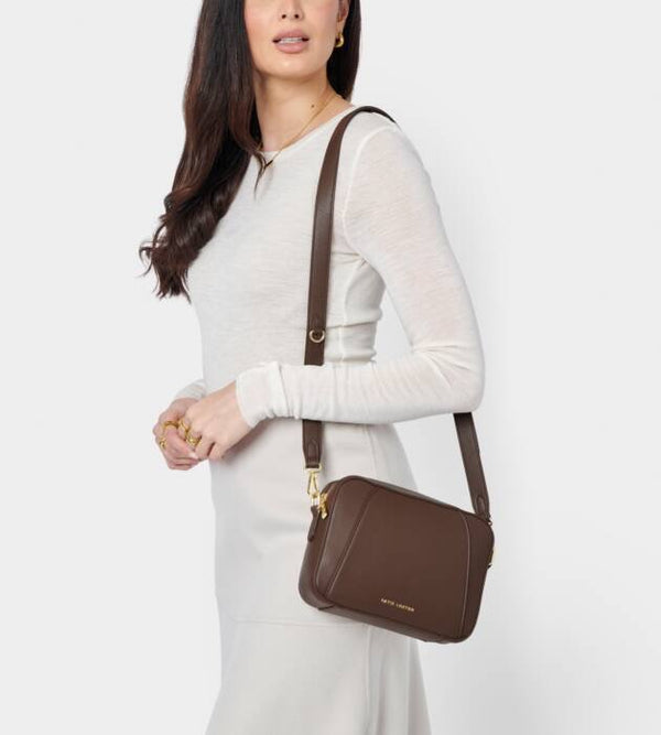 Hana Crossbody Bag - Chocolate