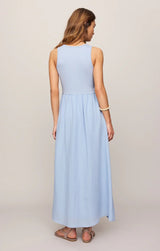Charlotte Midi Dress - Blue Light