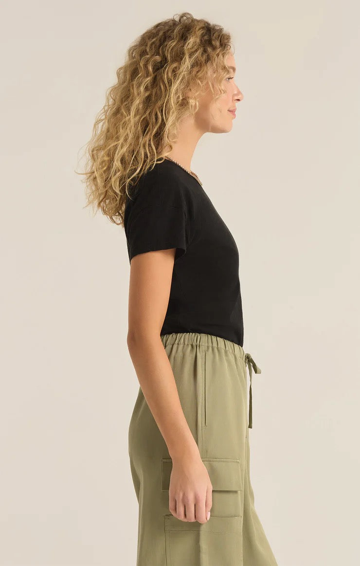 Modern Slub Tee - Black