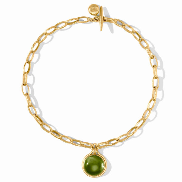 Solara Statement Necklace - Palmetto Green