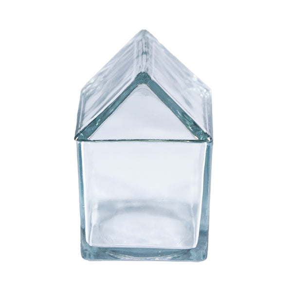 Glass House Jar