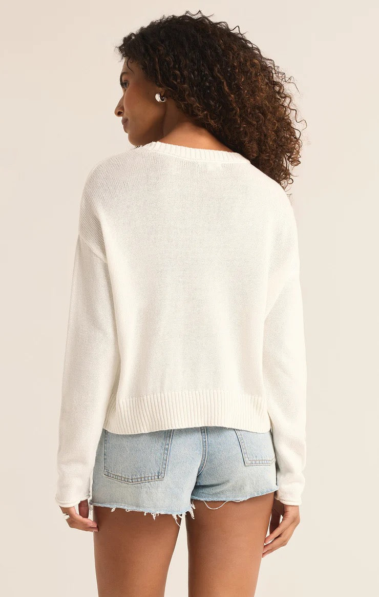 Sienna Local Sweater - White