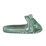 Stoneware Frog Soap Dish