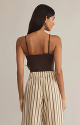 Luxe Smooth Jersey Bodysuit - Lava Rock