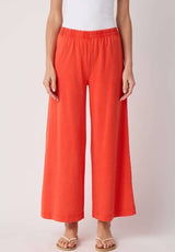 Scout Jersey Crop Flare Pant - Lychee