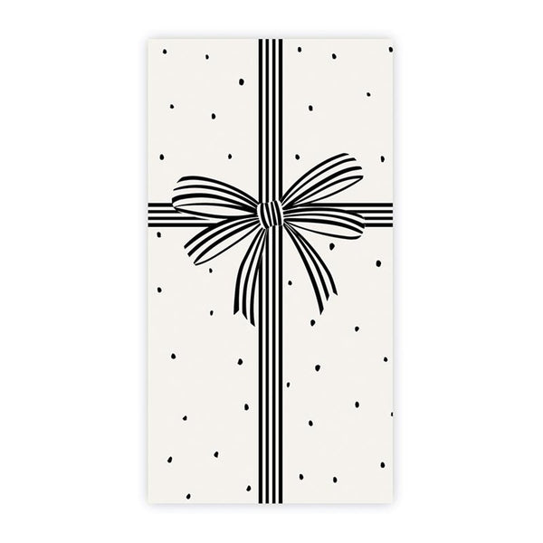 Black Bow Guest Napkins