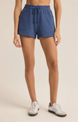 Patio Fleece Shorts - True Navy